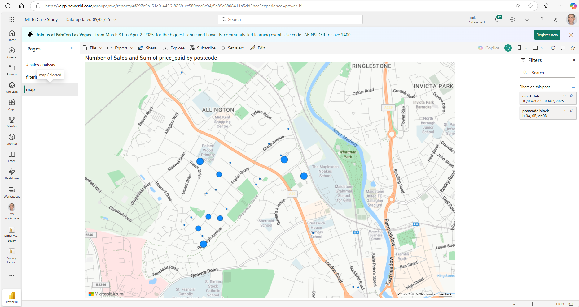 power bi service screenshot